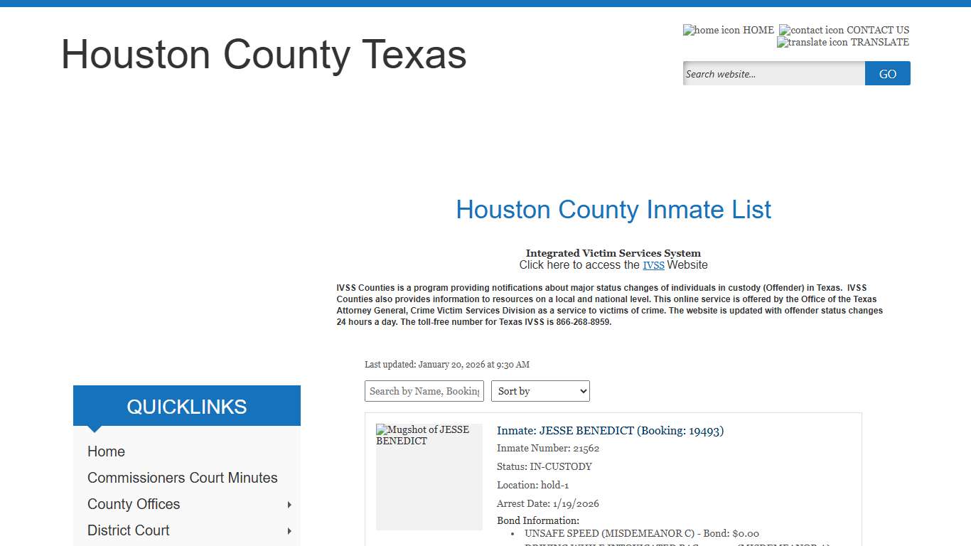 Houston County, Texas